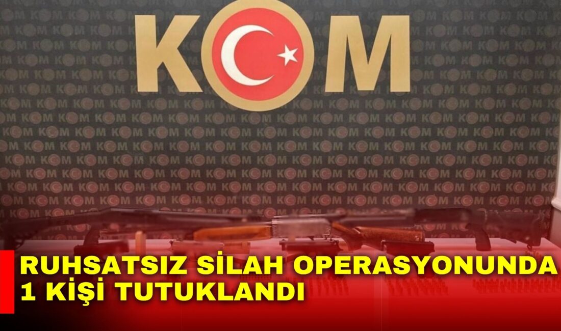 Afyonkarahisar’da silah satışı yaptıkları iddia edilen şahısların adreslerine yapılan baskında