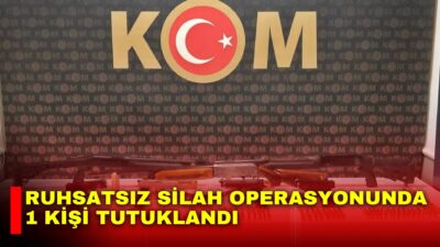 Afyonkarahisar’da silah satışı yaptıkları iddia edilen şahısların adreslerine yapılan baskında