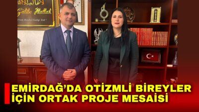 Ulusal Otizm Konfederasyonu Genel Başkanı Fatma Kilci Kavas, Emirdağ Belediye