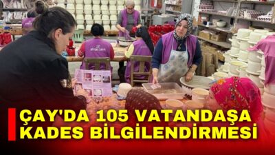 Afyonkarahisar İl Jandarma Komutanlığı tarafından Çay ilçesinde hem vatandaşlara hem
