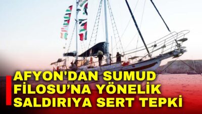 Gazze’ye insani yardım ulaştırmak amacıyla yola çıkan Küresel Sumud Filosu’na