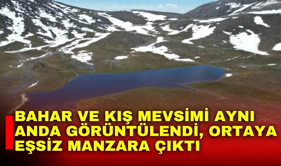 Afyonkarahisar’da bahar ve kış mevsimi dron kameraları tarafından aynı anda