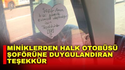 Afyonkarahisar’da Atatürk İlkokulu 3/F sınıfı öğrencileri, kendilerini her gün evlerine