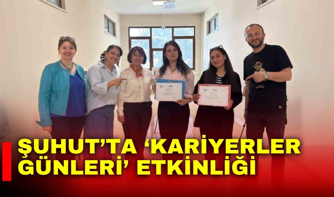 Afyon Kocatepe Üniversitesi Şuhut Meslek Yüksekokulu’nda düzenlenen Kariyer Günleri etkinlikleri