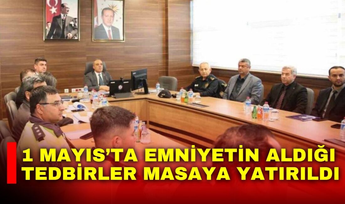 Afyonkarahisar’da yarın gerçekleştirilen 1 Mayıs Emek ve dayanışma Günü’nün huzur