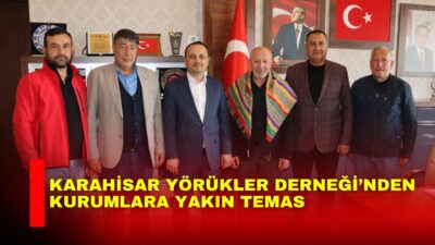 Karahisar Yörükler Derneği Başkanı Hasan Azak ve yönetim kurulu üyeleri,