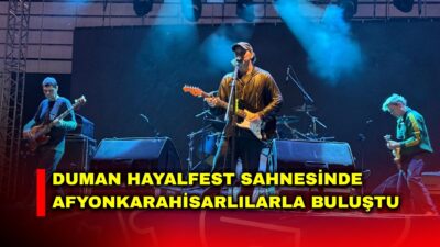 Afyonkarahisar’da gerçekleştirilen HayalFest, birbirinden ünlü sanatçı ve grupları müzikseverlerle buluşturmaya