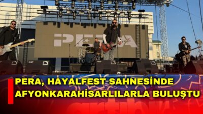 Afyonkarahisar’da düzenlenen HayalFest, ünlü sanatçı ve grupları müzikseverlerle buluşturmaya devam