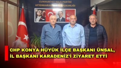 Cumhuriyet Halk Partisi (CHP) Konya Hüyük İlçe Başkanı Muammer Ünsal,