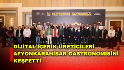 Afyonkarahisar Valisi Dr. Naci Aktaş, Uluslararası Afyonkarahisar Gastronomi Çalıştayı ve
