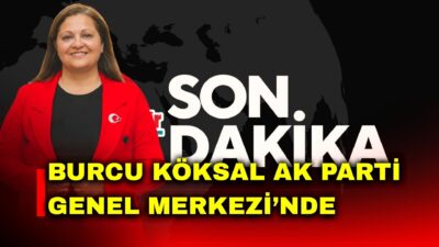 Afyonkarahisar Belediye Başkanı Burcu Köksal, AK Parti Genel Merkezi’ne giriş