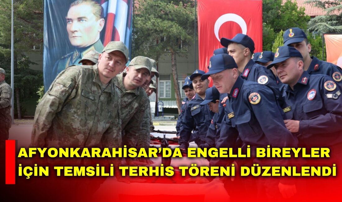 Engelliler Haftası etkinlikleri kapsamında, Şehit Teğmen Uğur Acar Kışlasında engelli