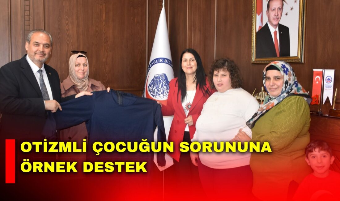 Afyonkarahisar Sağlık Bilimleri Üniversitesi Rektörü Prof. Dr. Adem Aslan, otizmli