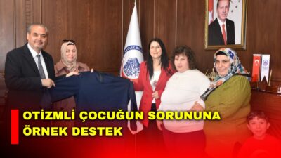 Afyonkarahisar Sağlık Bilimleri Üniversitesi Rektörü Prof. Dr. Adem Aslan, otizmli