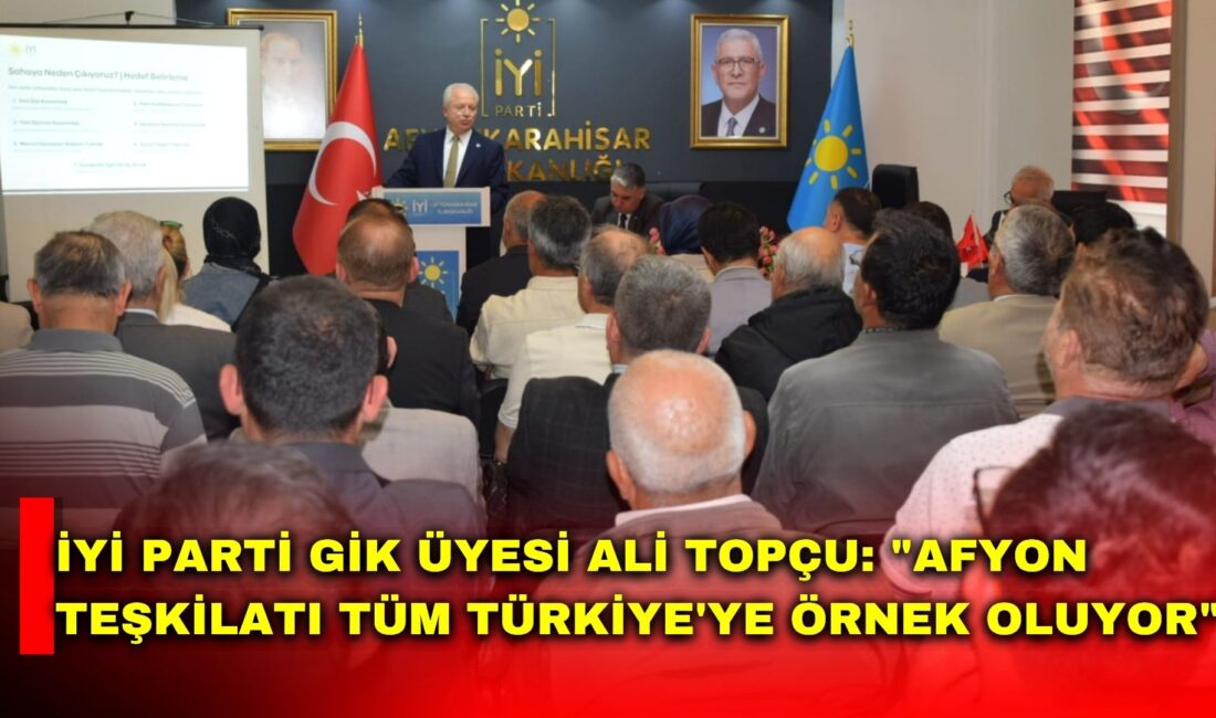 İYİ Parti Genel İdare Kurulu (GİK) Üyesi Ali Topçu, İYİ