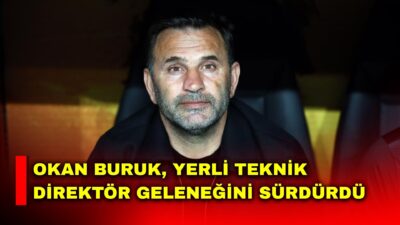 Galatasaray Teknik Direktörü Okan Buruk, Trendyol Süper Lig’de şampiyonluk kazandıran