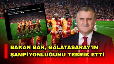 Gençlik ve Spor Bakanı Osman Aşkın Bak, Trendyol Süper Lig