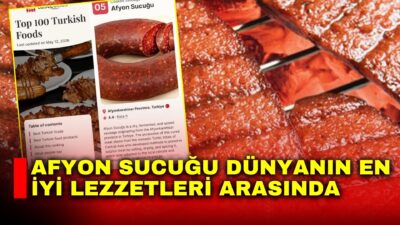 AK Parti Afyonkarahisar Milletvekili İbrahim Yurdunuseven, Afyon sucuğunun dünyanın önemli