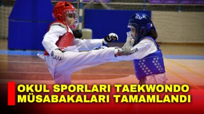 Afyonkarahisar’da düzenlenen Okul Sporları Minikler ve Küçükler Taekwondo Müsabakaları, Kocatepe