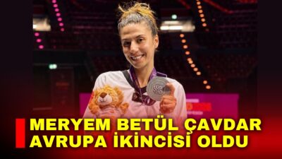 Afyonkarahisarlı milli sporcu Meryem Betül Çavdar, Almanya’da düzenlenen Avrupa Para