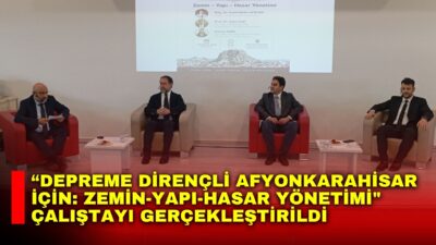 Afyonkarahisar Valiliği, Afyonkarahisar Belediyesi ve Afyon Kocatepe Üniversitesi iş birliğinde