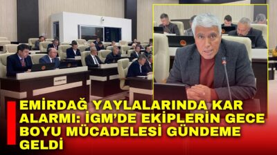 Afyonkarahisar İl Genel Meclisi’nin (İGM) mayıs ayı toplantılarının ikinci birleşimi,