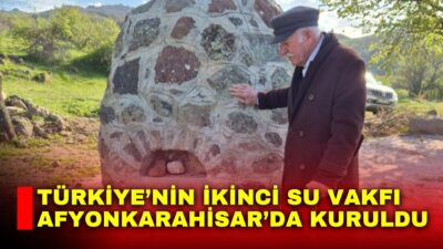 Afyonkarahisar’ın Emirdağ ilçesinde 'Her Damla Değerlidir' sloganı ile Bacı Sultan