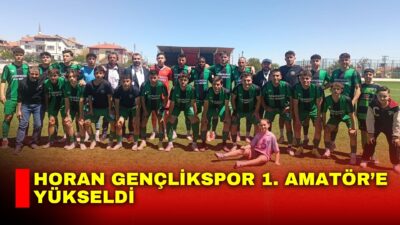 Afyonkarahisar’da 2. Amatör Lig B Grubu’nda Bolvadin ekibi Horan Gençlikspor,