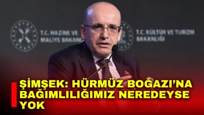 Hazine ve Maliye Bakanı Mehmet Şimşek, küresel ekonomideki büyük şoka