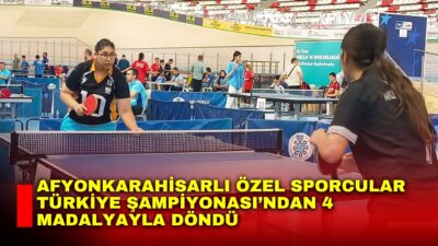 Türkiye’nin çeşitli illerinden çok sayıda özel sporcunun katılımıyla Konya’da Özel