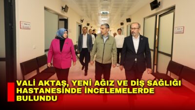 Afyonkarahisar Valisi Dr. Naci Aktaş, inşaat çalışmaları tamamlanan ve hafta
