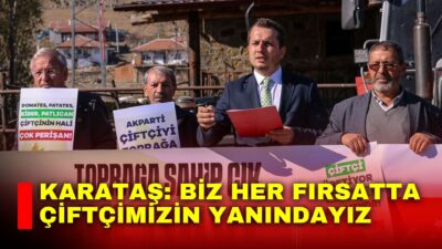 Saadet Partisi Afyonkarahisar İl Başkanı Beytullah Karataş, 14 Mayıs Çiftçiler