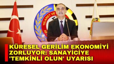Afyonkarahisar Ticaret ve Sanayi Odası’nın nisan ayı toplantısında konuşan Meclis