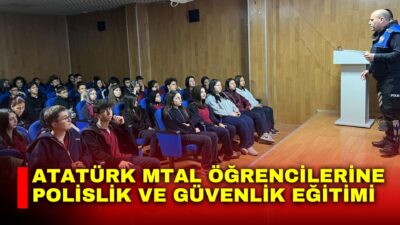 Afyonkarahisar İl Emniyet Müdürlüğü ekipleri tarafından, gençlerin bilinçlendirilmesine yönelik eğitim