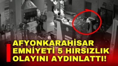 Afyonkarahisar Emniyet Müdürlüğü ekipleri tarafından yürütülen çalışmalar kapsamında farklı noktalarda