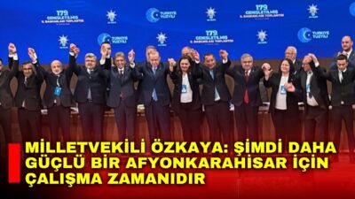 AK Parti Afyonkarahisar Milletvekili Ali Özkaya, Afyonkarahisar Belediye Başkanı Burcu
