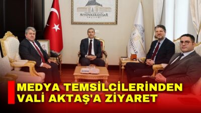 Afyonkarahisar Valisi Dr. Naci Aktaş, Turkuaz Medya heyetini makamında kabul