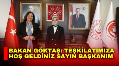 Aile ve Sosyal Hizmetler Bakanı Mahinur Özdemir Göktaş, AK Parti'ye