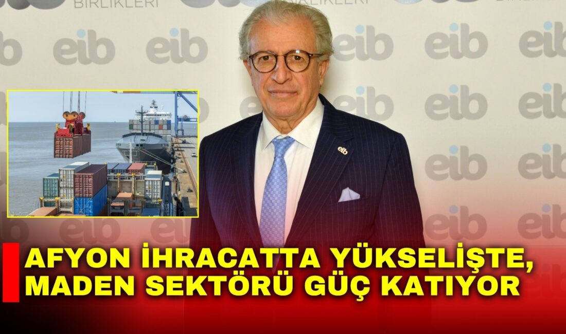 Afyonkarahisar, 2026 yılı nisan ayında ihracatını yüzde 12 artırarak 36,8