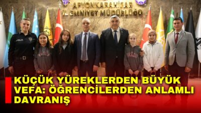 Şemsettin Güneş İmam Hatip Ortaokulu öğrencilerinin emniyet mensuplarına yönelik gerçekleştirdiği