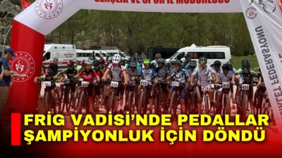Türkiye’nin 14 ilinden 109 sporcunun katılımıyla Afyonkarahisar’daki Frig Vadisi’nde düzenlenen