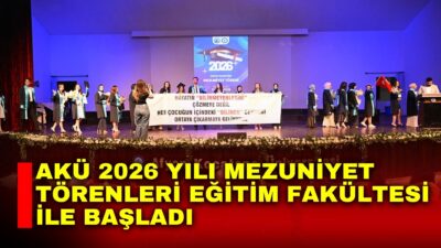 Afyon Kocatepe Üniversitesinin (AKÜ) 2025-2026 akademik yılı mezuniyet törenleri Eğitim