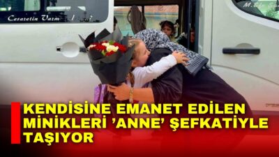 Afyonkarahisar’da 3 çocuk annesi genç kadın servis şoförlüğü yaptığı aracında