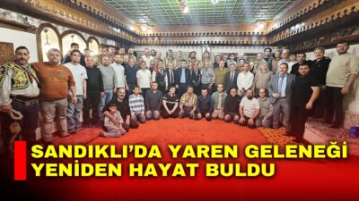 AK Parti Afyonkarahisar Milletvekili Hasan Arslan, Sandıklı’da düzenlenen anlamlı bir