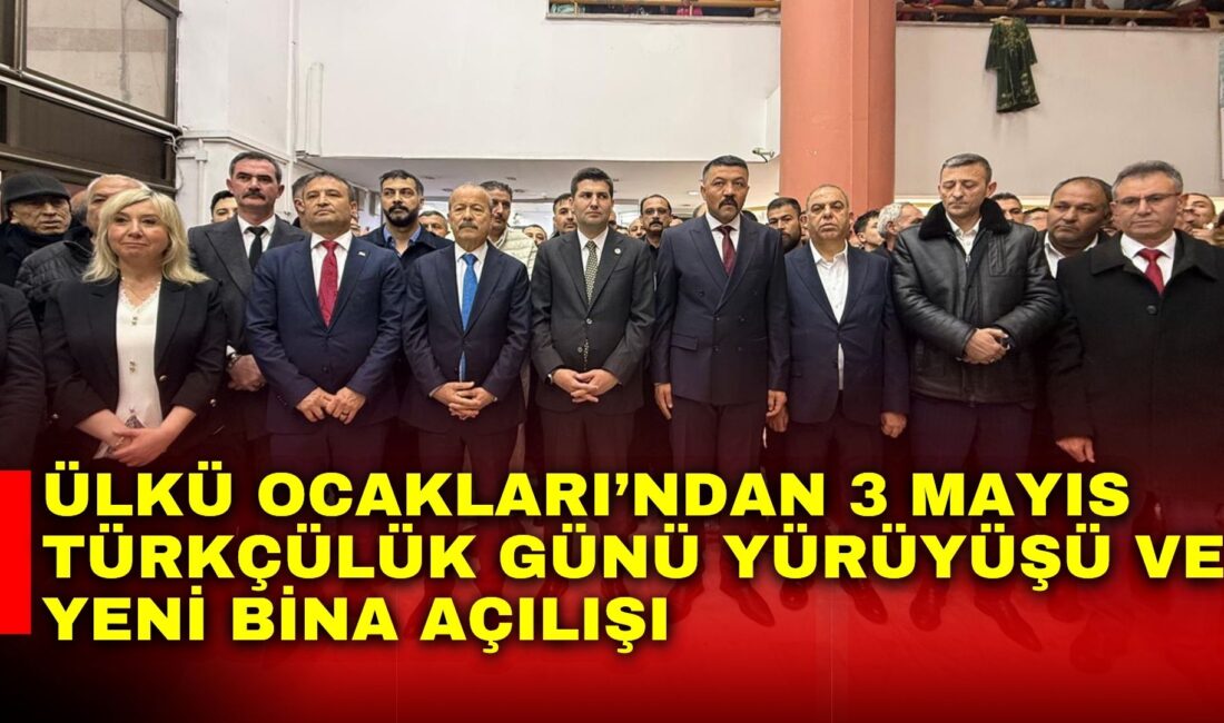 Afyonkarahisar’da Ülkü Ocakları tarafından 3 Mayıs Türkçülük Günü dolayısıyla anlamlı