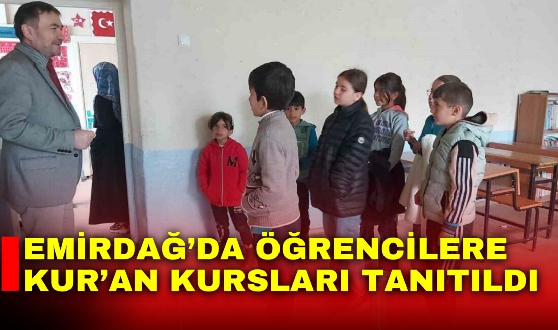 Afyonkarahisar Emirdağ Müftülüğüne bağlı Aziziye Erkek ve Kız Kur’an Kursları
