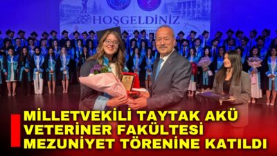 MHP Afyonkarahisar Milletvekili Mehmet Taytak, Afyon Kocatepe Üniversitesi Veteriner Fakültesi’nin