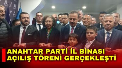 Yavuz Ağıralioğlu’nun teşrifleriyle Anahtar Parti Afyonkarahisar İl Başkanlığı’nın yeni hizmet