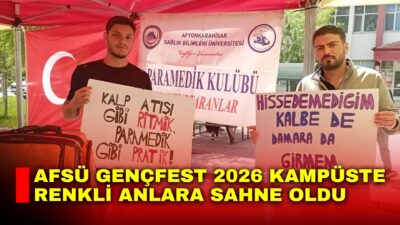 Afyonkarahisar Sağlık Bilimleri Üniversitesi (AFSÜ) tarafından düzenlenen “AFSÜ Bilim Kafe