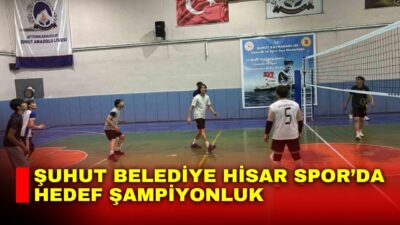 Afyonkarahisar Şuhut Belediye Hisar Spor Büyük Erkekler Voleybol Takımı, Afyonkarahisar